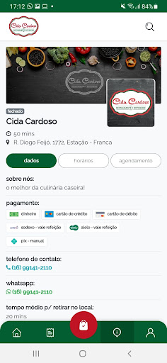 Restaurante Cida Cardoso Screen 3