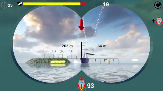 Sea Battle. Torpedo Attack