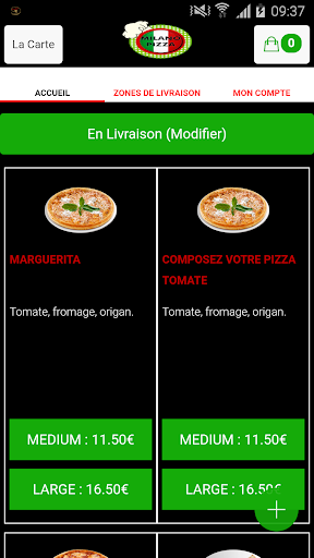 Milano Pizza Screen 3