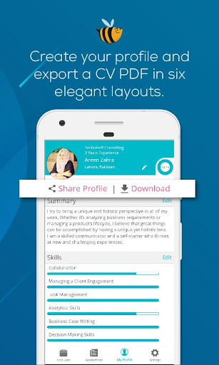 Jobee Job Search Screenshot 4 - AppWisp.com