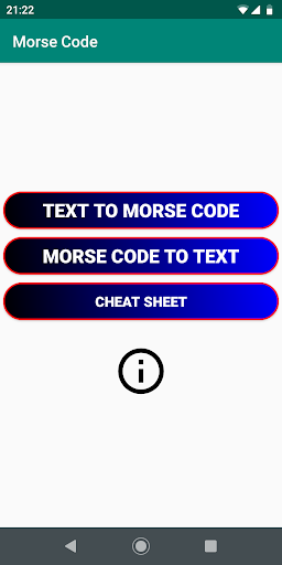 Morse Code Screen 2
