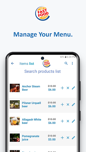 Order Up Fast Management Screen 3
