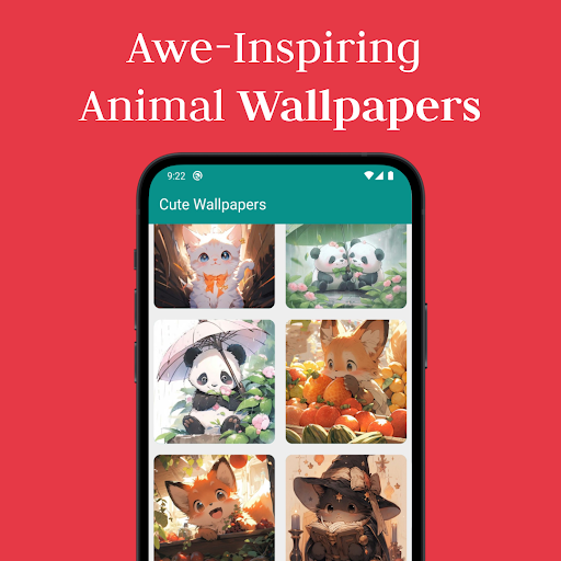 Android application Cute AI Animal Wallpapers screenshort