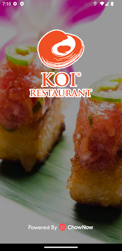 Android application Koi Restaurant screenshort