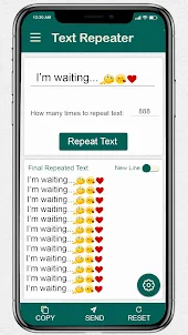 Text Repeater App