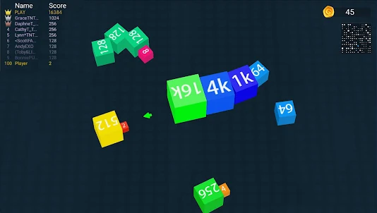 Number Snake: 2048.io Games