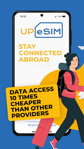 Android application UPeSIM: eSIM Travel & Internet screenshort