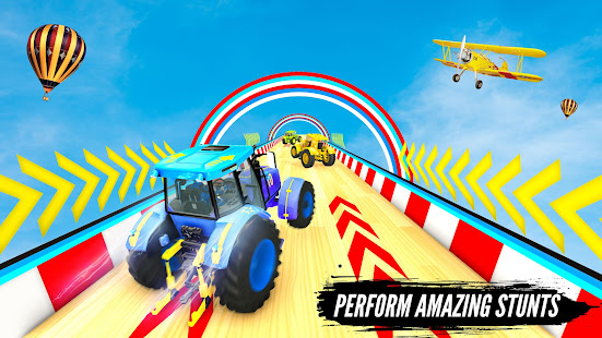 Tractor Mega Ramp Stunts Game banner
