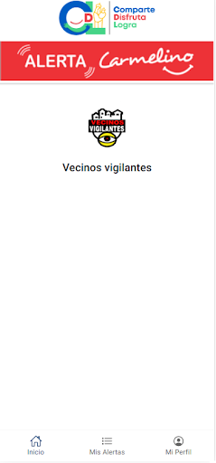 Alerta Carmelino Screen 2