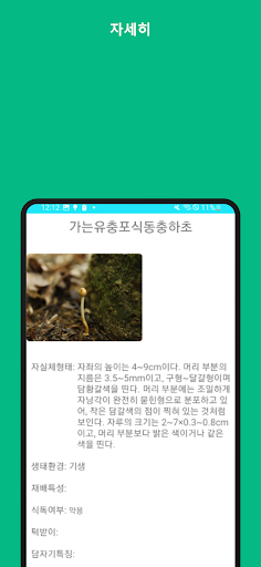 버섯도감-산림청데이터