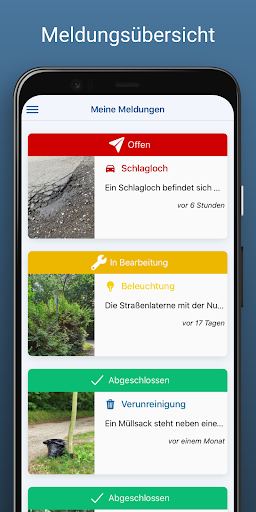 Melde-App Hollabrunn Screen 3