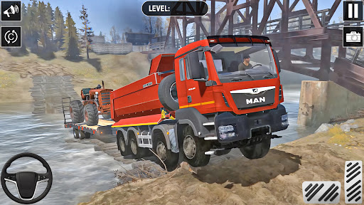 Snow Mud Truck Runner Offroad screenshot 12