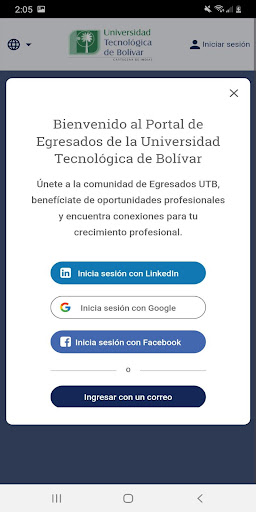 EGRESADOS UTB Screen 3