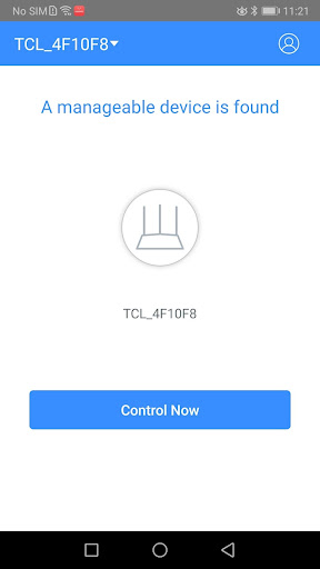 Android application TCL WiFi screenshort