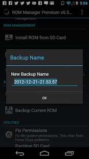 ROM Manager Captura de pantalla