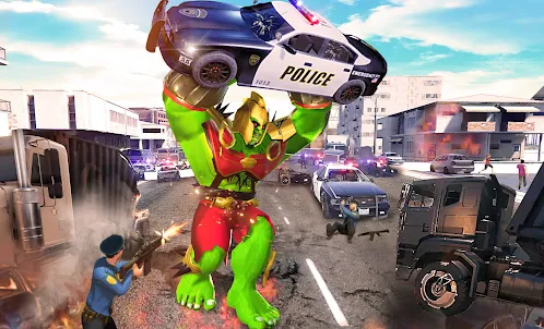 Police Monster Robot Hero Game