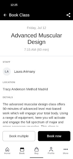 Tracy Anderson Method Screen 3
