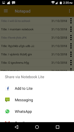 Notepad Lite - Simple Notebook