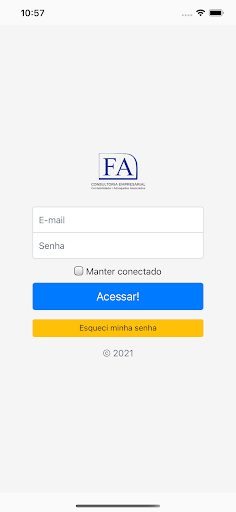 Android application FA Consultorias screenshort