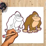 Cover Image of ดาวน์โหลด How to Draw Gorilla and Other Wild Animal Easily 1.0 APK