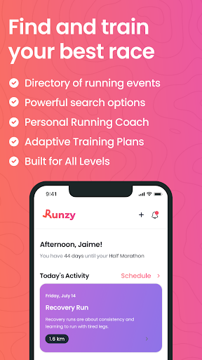Android application Runzy screenshort