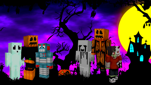 Android application Halloween Minecraft games mods screenshort