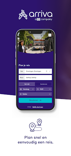 Android application Arriva screenshort