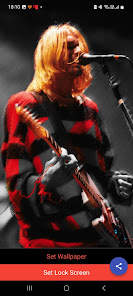 Screenshot 4 Kurt Cobain Nirvana Wallpapers android