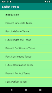 ENGLISH TENSES Apk app for Android 1