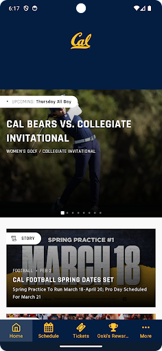 Screenshot of California Golden Bears