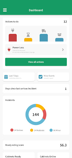 Android application Clever First Aid App screenshort
