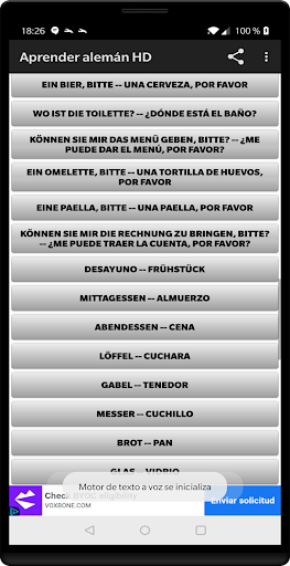 Learn German Screen 2