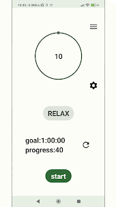 Pomodoro timer, work and relax