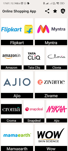 Online Shopping Store Screen 2