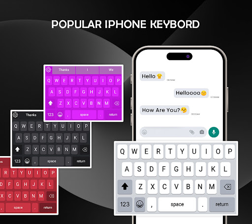 iPhone keyboard - ios emojis Screen 3