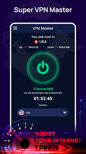 Android application Fast VPN: Secure VPN Proxy screenshort