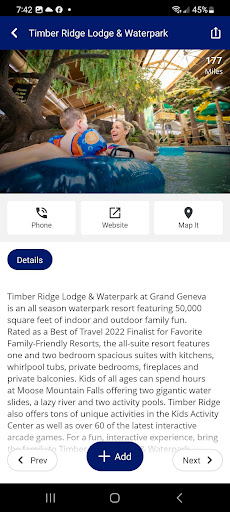 Screenshot of Visit Lake Geneva