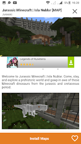 Imágen 18 Maps Jurassic craft For MCPE android