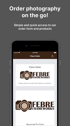 Android application Febre Frameworks screenshort