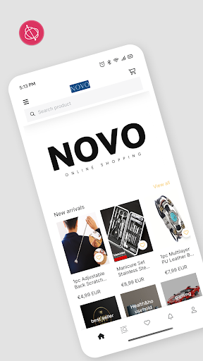 Android application Novo Store screenshort
