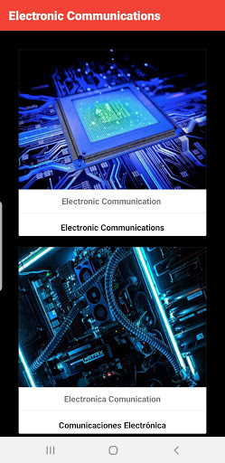 Electronic Communication Screen 3