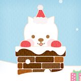 dog cute’s winter Atom theme icon