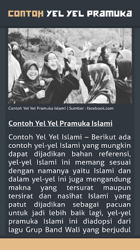 Contoh Yel Yel Pramuka