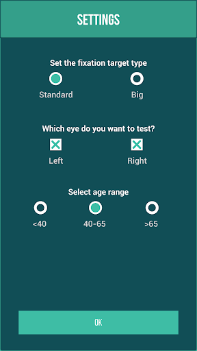 MyVisualField Test Screen 3