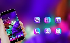 Themes app for  S6 Purple Blooのおすすめ画像4