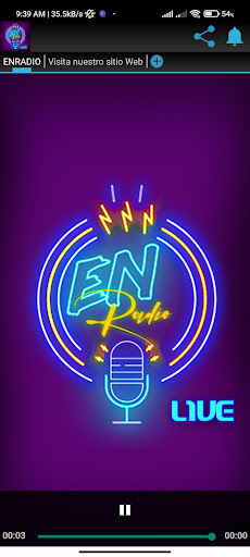 Android application Enradio screenshort