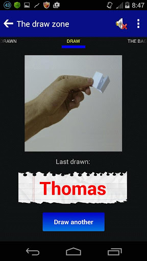 Draw from a paper bag