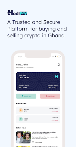Android application Hodlpay screenshort