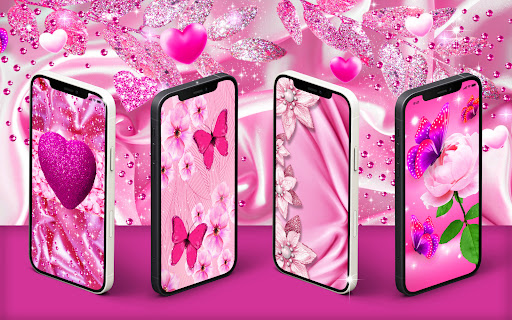 Lovely pink live wallpaper