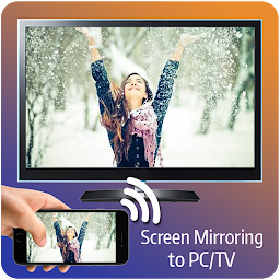 Imej ikon Screen mirroring Mobile to PC/